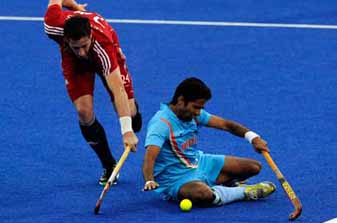 India hockey team feeling blue on London turf